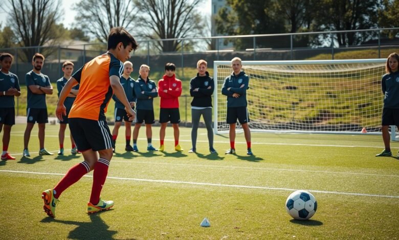 free kick training method